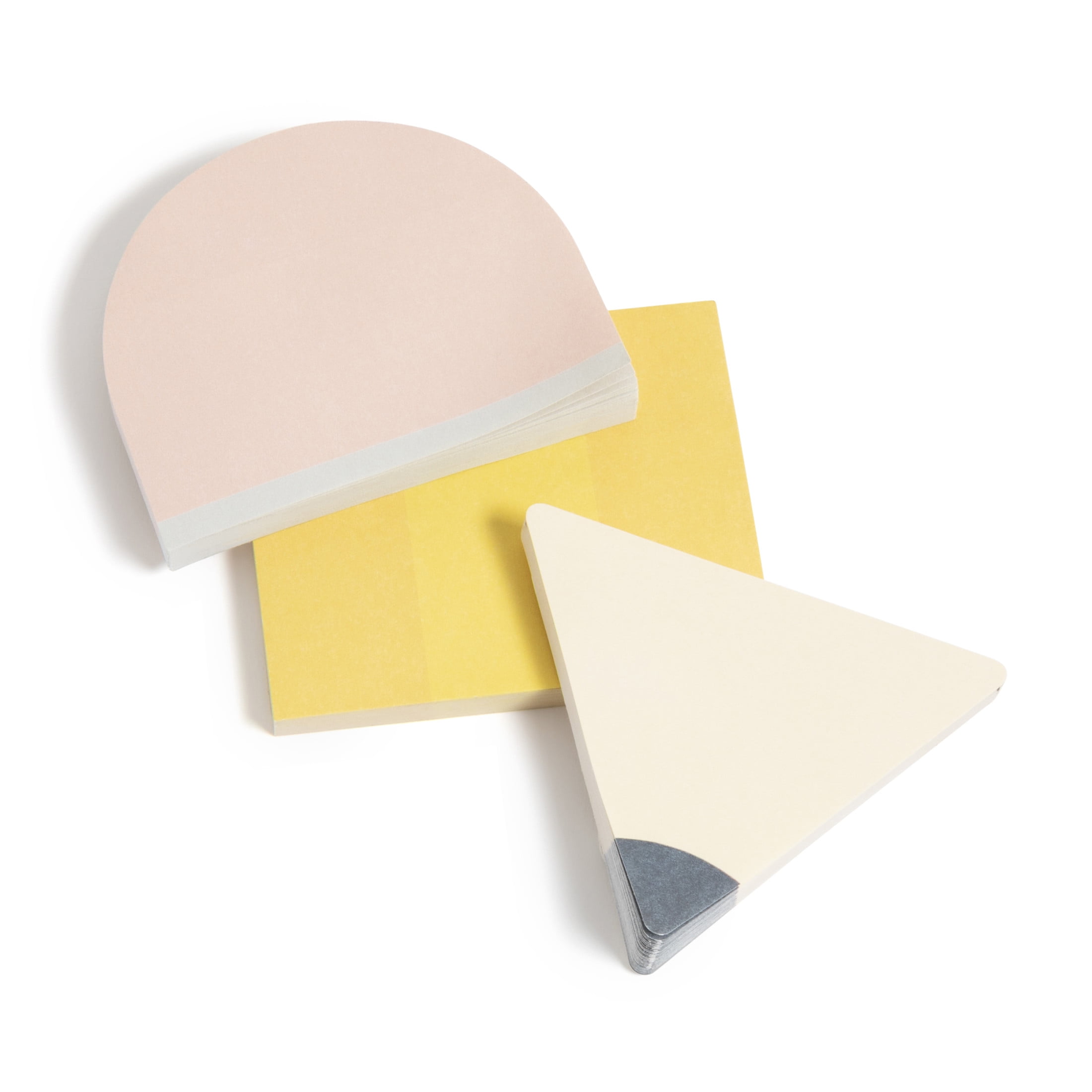 U Brands Sticky Notes, Set of 3, 60 Sheets Each, Pencil, Assorted Sizes