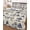 Light Beige Gray Blue, variant on Quilt King Size Bedding Set, Farmhouse Country Reversible Summer Quilt 3 Pieces, Vintage Trees Rustic French Garden Birds Lightweight Bedspreads Coverlets with 2 Pillow Shams for All Seasons