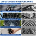 thumbnail image 2 of Tapvos Rechargeable Electric Grill Brush 450 Rpm Powerful Cleaner Ipx5 Waterproof ABS Material with Led Light Blue, 2 of 7