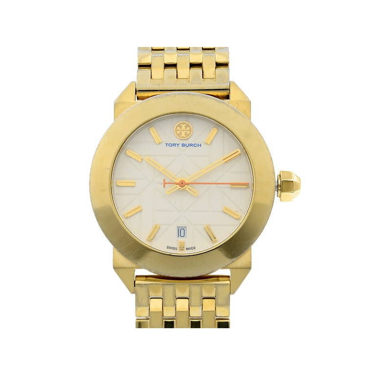 Tory Burch Whitney Steel Yellow Gold Tone Cream Dial Quartz Tory Burch Whitney Steel Yellow Gold Tone Cream Dial Quartz
