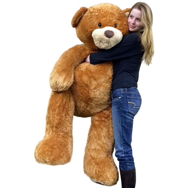 Big Plush Jumbo Teddy Bear in Big Box Fully Stuffed & Ready to Hug - Huge  5-Foot Soft Plush Brown Te…See more Big Plush Jumbo Teddy Bear in Big Box