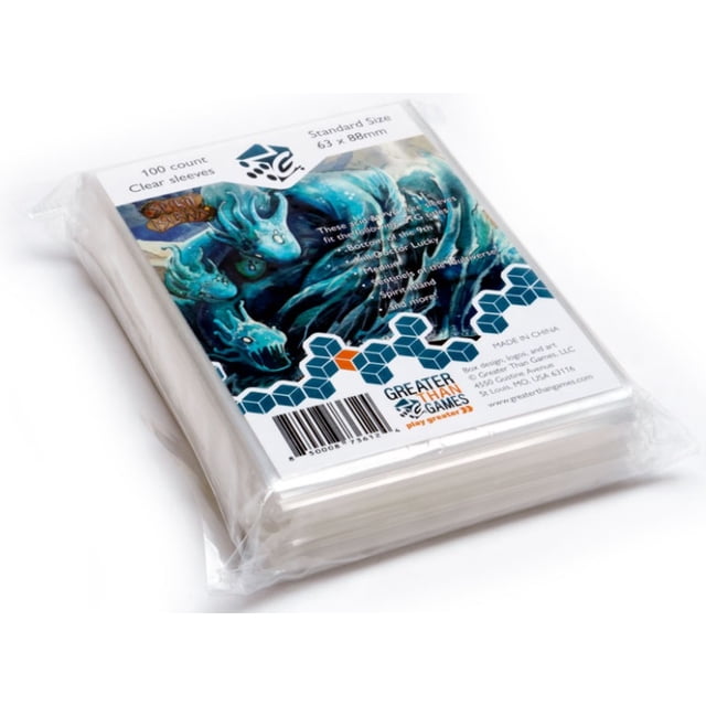 Manches Standard pour Cartes (63 Mm x 88 Mm) 100 Pochettes Protectrices par Pack