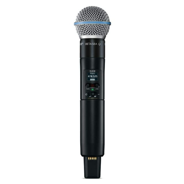 Transmisor de Mano Shure SLXD2-B58 Dinámico Súpercardioide Audio digital transparente de 24 bits