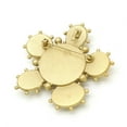 thumbnail image 3 of Pre-Owned CHANEL Coco Mark Tweed Faux Pearl Bijou Rhinestone Pin Brooch GP Gold 05A, 3 of 6