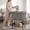 Gray, variant on BGTREND 130L Rolling Laundry Cart with Storage Shelf, Metal Frame Clothes Hamper with Removable Bag, 4 Casters with 2 Brakes, Utility Carts, Black
