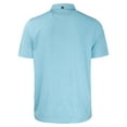 thumbnail image 3 of Men's Cutter & Buck  Powder Blue San Francisco 49ers Forge Eco Heather Stripe Stretch Recycled Big & Tall Polo, 3 of 3