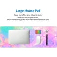 thumbnail image 5 of Pastel Unicorn Galaxy Mouse Pad XL Large Gaming Mouse Pad Long Desk Pad Cute Desk Accessories, 31.5 X 11.8 Inch, 5 of 5
