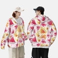 thumbnail image 5 of Picia Watermelon Women's Men's UPF 50+ Sun Protection Hoodie Shirt Long Sleeve SPF Fishing Outdoor UV Hiking Lightweight Shirts-3X-Large, 5 of 9