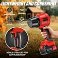 thumbnail image 5 of 2025 Upgraded Cordless Leaf Blower with Extended Nozzle, 600000RPM Turbo  Blower, Electric Small Blower with 2x4.0Ah Batteries, Lightweight Handheld Leaf Blower for , Leaves, Snow, Car Cleaning, 5 of 6