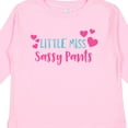 thumbnail image 4 of Inktastic Little Miss Sassy Pants, Sassy, Sassy Girl, Hearts Girls Long Sleeve Toddler T-Shirt, 4 of 5