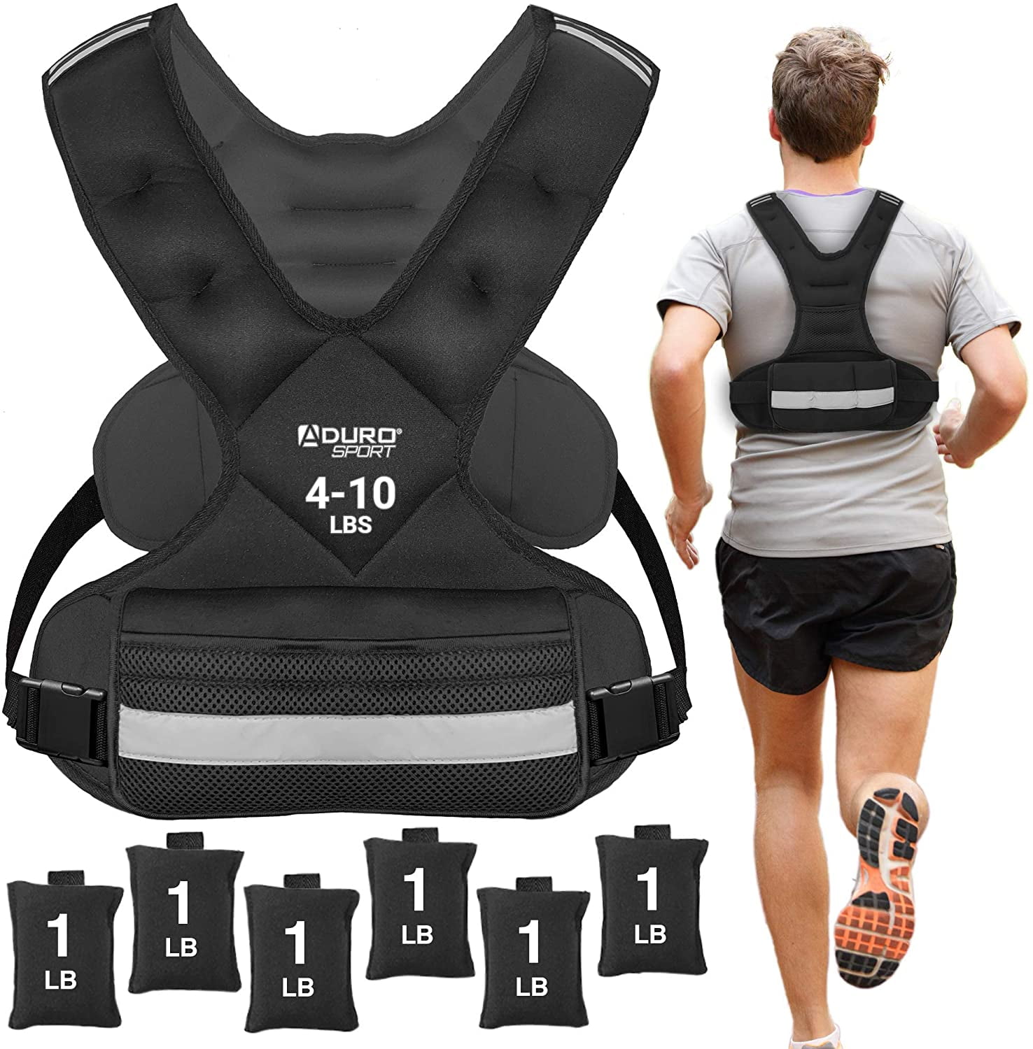 aduro sport weighted vest 25