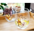 thumbnail image 4 of Disney Winnie The Pooh Quotes Stemless Wine Glass Set | Each Holds 20 Ounces, 4 of 8