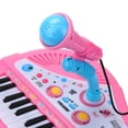 thumbnail image 3 of Aodebiao 37-Key Piano with Microphone - Electronic Musical Keyboard Toy for Learning, Early Education Music Instrument with Demo Songs & Adjustable Volume, 3 of 9