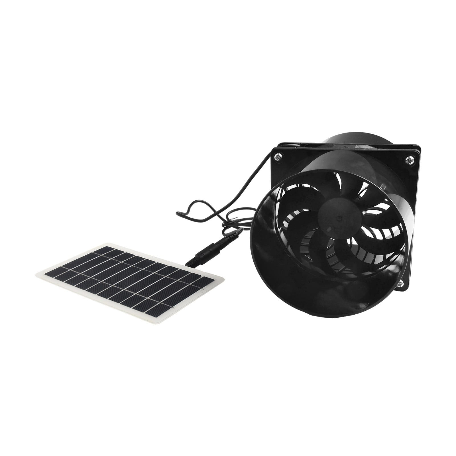 Solar Power Fan 10W 12V Solar Power Exhaust Fan For Pipe Ventilation Pet House Solar Power Fan Utilizes A 10W 12V Solar Panel