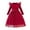 #0088-Red, variant on Favoffer Fall/Winter Girl's Sequin Mesh Dress Long-Sleeve Fly Sleeve Belted Princess Dress for Party, Daily, Kids 3-10Y