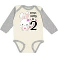 thumbnail image 3 of Inktastic Somebunny is Two-second Birthday Bunny Boys or Girls Long Sleeve Baby Bodysuit, 3 of 5