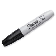 Sharpie Permanent Markers, Chisel Tip, Black, 2 Count