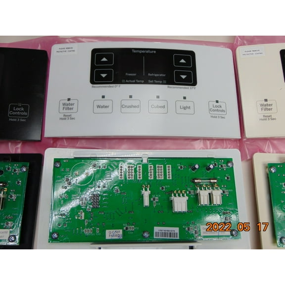 GE REFRIGERATOR DISPENSER CONTROL BOARD 200D7355G074 COMBINED HMI ASSEMBLY WHITE