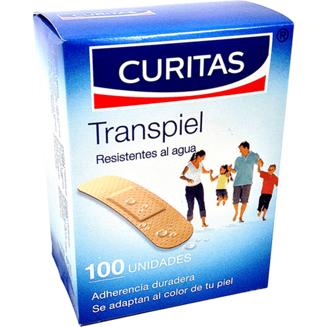Curitas Transpiel 100 PZ Caja
