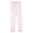 thumbnail image 5 of Sleep On It Girls Bamboo Viscoce 2-Piece Snug Fit Pajama Set (2-Pack) - Floral, Size 8, 5 of 9