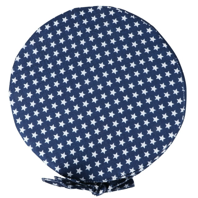 1 almohadilla redonda para silla de bebé, antideslizante, de esponja, cómoda para uso doméstico (azul).