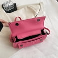 thumbnail image 2 of Bolso bandolera casual Bolso Monederos Mujer Gran capacidad PU Rosa sólido, 2 of 8