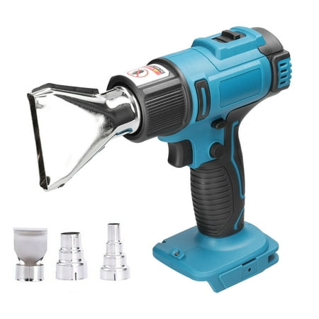 

Cordless Handheld Rechargeable Heating Equipment Temperatures Adjustable Power Tool with 2 Nozzles Compatible with Makita 18V Battery