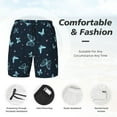 thumbnail image 5 of Lsque Mens Swim Trunks Beautiful Butterflies Pattern - Bathing Suit Compression Liner - Beach Swim Shorts Swimwear - (S-3XL) - Stretch Quick Dry -Small, 5 of 9