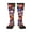 2 Black-1, variant on Easter Eggs1 print thigh-high socks, crafted for both men and women with a stretchy, high-opaque design perfect for daily wear