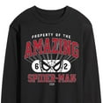 thumbnail image 3 of Marvel Spider-Man - Property Of Spider Man - Men's Long Sleeve Graphic T-Shirt, 3 of 5