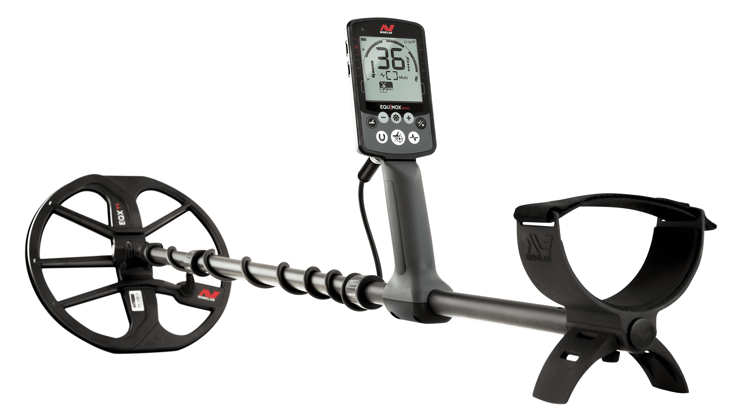 Minelab EQUINOX 800 All-Terrain Waterproof Multi-Purpose Metal Detector + PRO-FIND 35 Waterproof Pinpointer & Cloth