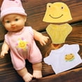 thumbnail image 4 of 4 juegos de ropa realista para muñecas Reborn, conjunto de pijamas para perros para muñecas americanas de 12 pulgadas, bonita muñeca bebé, accesorios de ropa de animales, 4 of 7
