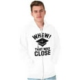 thumbnail image 5 of High School College Graduate Funny Zip Up Hoodie Men's Women's Brisco Brands M, 5 of 6
