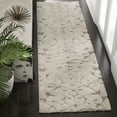 thumbnail image 3 of SAFAVIEH Florida Kalina Floral Shag Area Rug, Cream/Beige, 3'3" x 5'3", 3 of 9