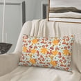 thumbnail image 5 of Fuzoiu Hearts And Autumn Leaves Print Fuzzy Pillowcases, Super Soft Pillow Case Cover with Zipper for Bedroom, Sofa, Couch,Cozy Pillow Shams for All Seasons-20"x30", 5 of 6