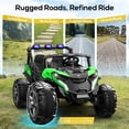 thumbnail image 5 of East doll 24V Kids Ride on UTV Car, 2 Seater Ride on Toy for Big Kids, Power Ride on Car for Boys, 4WD 800W Motors, Kid Electric Car Aged 3-8Y , 5.1 MPH , EVA Wheels, Remote Control, Music, Green, 5 of 9
