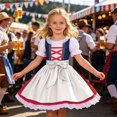 thumbnail image 2 of Kids Dress Short Sleeve Graceful Solid Delightful Modern Playful for Party Modern Special Airy Breathable Skirt, 2 of 4