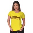 thumbnail image 4 of Brooklyn NYC Skyline New York City NY Women's T Shirt Ladies Tee Brisco Brands S, 4 of 6