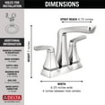 thumbnail image 5 of Delta 25789Lf Vesna 1.2 GPM Centerset Bathroom Faucet - Nickel, 5 of 7