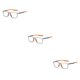 thumbnail image 5 of Qarigey Gafas deportivas Anti Blue Light Sin prescripción Lentes de vidrio Gafas antideslizantes Gafas de lectura para gris / naranja Type1 NO1, 5 of 6