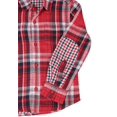 thumbnail image 4 of Boys Woven Shirt NAVY RED CHECK, 4 of 4