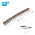 thumbnail image 2 of Uxcell 24 Gauge 14" Floral Stem Wire, 80 Pcs Paper Wrapped Iron Flower Stem, Brown, 2 of 6