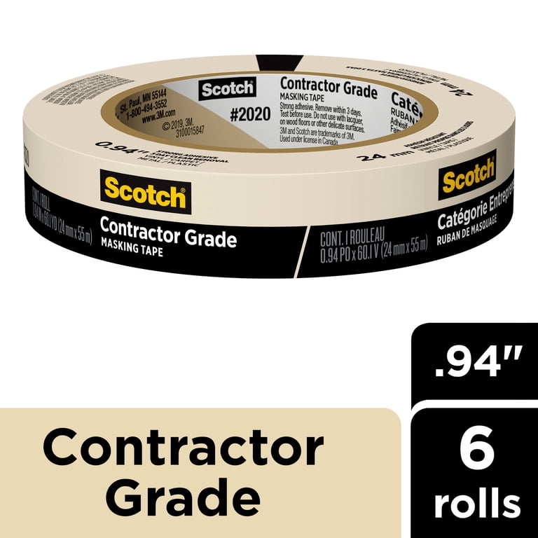 Contractor Grade Masking Tape 6-Pack photo 1