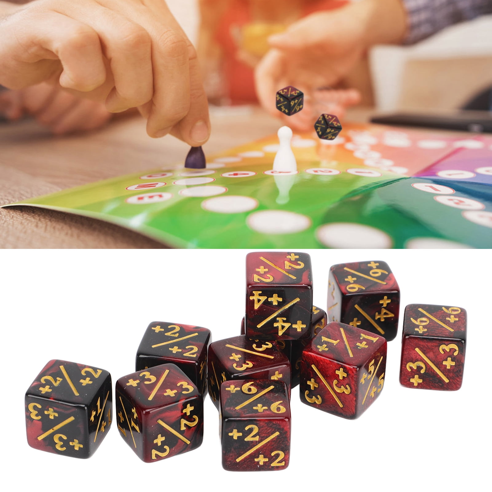 40 Dés Créatifs Double Couleur D6 - 16mm Pour Jeux De Société & Maths - Éducation Enfants & Adultes