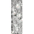 thumbnail image 2 of Kimberly, Allen 13x32 Black Ornate Wood Framed with Double Matting Museum Art Print Titled - Blooming in White 1, 2 of 4