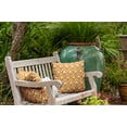 thumbnail image 4 of 18" x 18" Simply Daisy Feathers Polyester Indoor/Outdoor Pillow, Golden Mustard Qty 1, 4 of 6