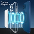 thumbnail image 3 of Case Compatible with iPhone 12/12 Pro Case, Compatible with MagSafe Wireless Charging, Transparent Anti-Scratch Back Shockproof Protective Slim Thin Phone Case Cover, Clear, 3 of 18