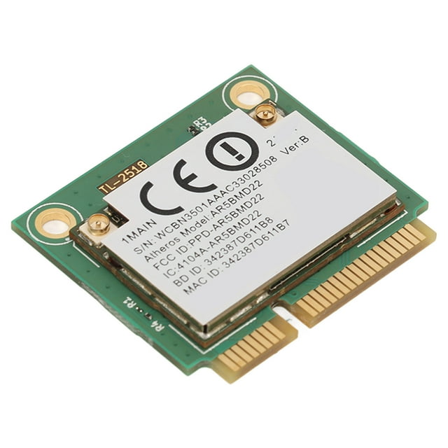 Tarjeta de red 5G tarjeta WiFi 5G 24 GHz 5 GHz Mini PCIe para computadora