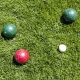 Bocce Ball Set Regulation Outdoor Family Bocce Game Red and Green