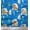 Medium Blue, variant on Soimoi Purple Cotton Voile Fabric Snowman,House & Tree Christmas Printed Fabric 1 Yard 42 Inch Wide